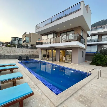 With Private Pool And Sea View For 6 People In Kas, Kalkan - Awz 124 * Kaş