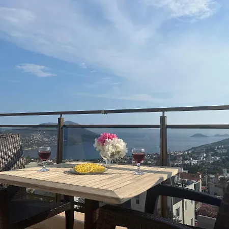 With Private Pool And Sea View For 6 People In Kas, Kalkan - Awz 124 * Kaş