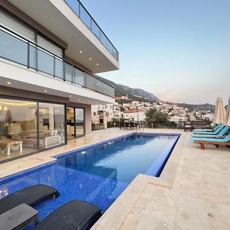With Private Pool And Sea View For 6 People In Kas, Kalkan - Awz 124 Villa *