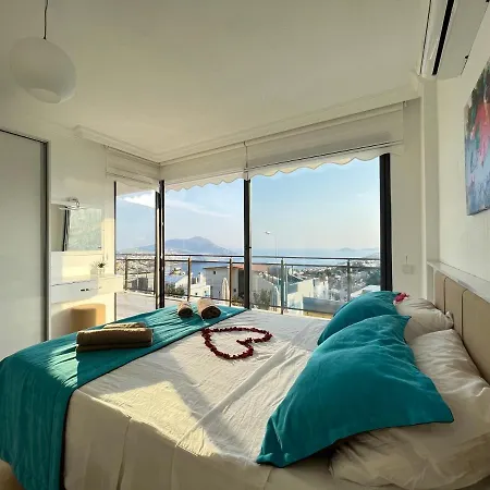 With Private Pool And Sea View For 6 People In Kas, Kalkan - Awz 124 * Kaş