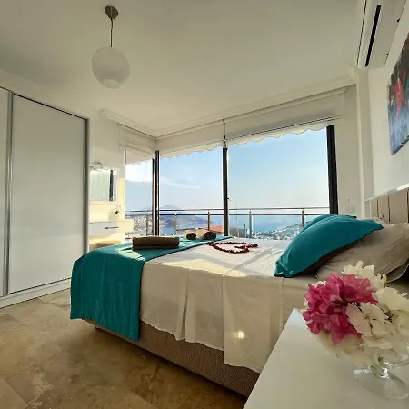 With Private Pool And Sea View For 6 People In Kas, Kalkan - Awz 124 Villa *