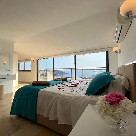 With Private Pool And Sea View For 6 People In Kas, Kalkan - Awz 124 * Kaş