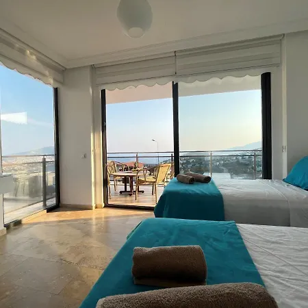 With Private Pool And Sea View For 6 People In Kas, Kalkan - Awz 124
