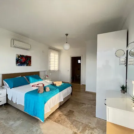 With Private Pool And Sea View For 6 People In Kas, Kalkan - Awz 124
