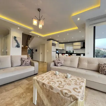Villa With Private Pool And Sea View For 6 People In Kas, Kalkan - Awz 124